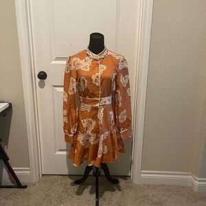 Vintage caramel dress